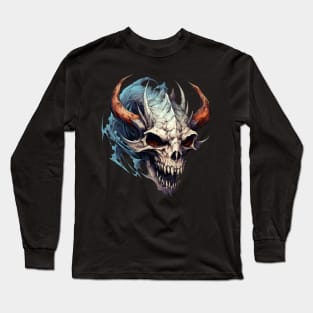 Demonic skull Long Sleeve T-Shirt